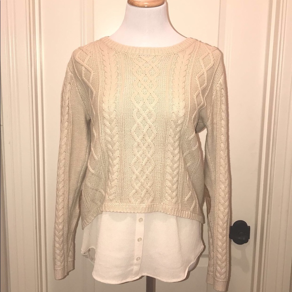 adorable sweater with elbow pads